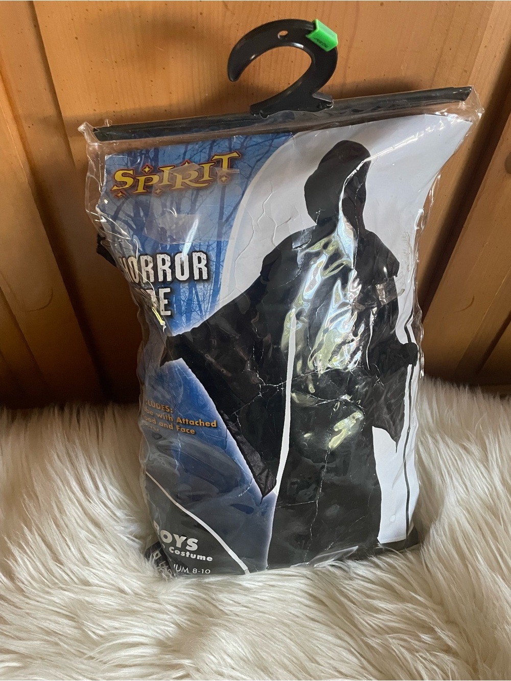 Spirit Black Boys' Horror Cloak with Hood